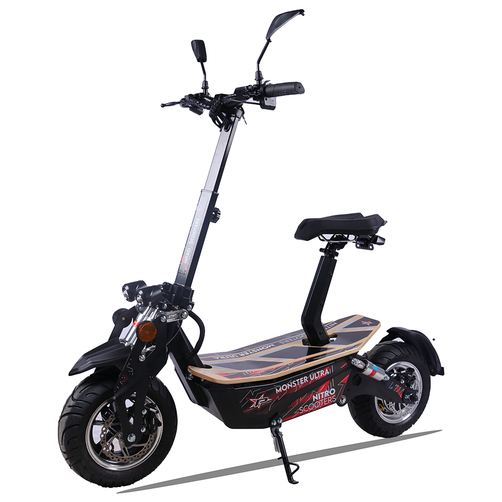 Moteur de moyeu 1600W sans entraînement par chaîne Scooter électrique à vendre