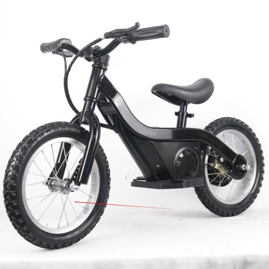 Vélo d'équilibre électrique pour enfants, 24V, 100W, 4ah, sans pédale, 12 pouces, jouet électrique pour enfants