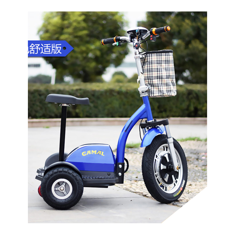 Tricycles motorisés 500W Scooter électrique pliable Zappy à 3 roues pour handicapés