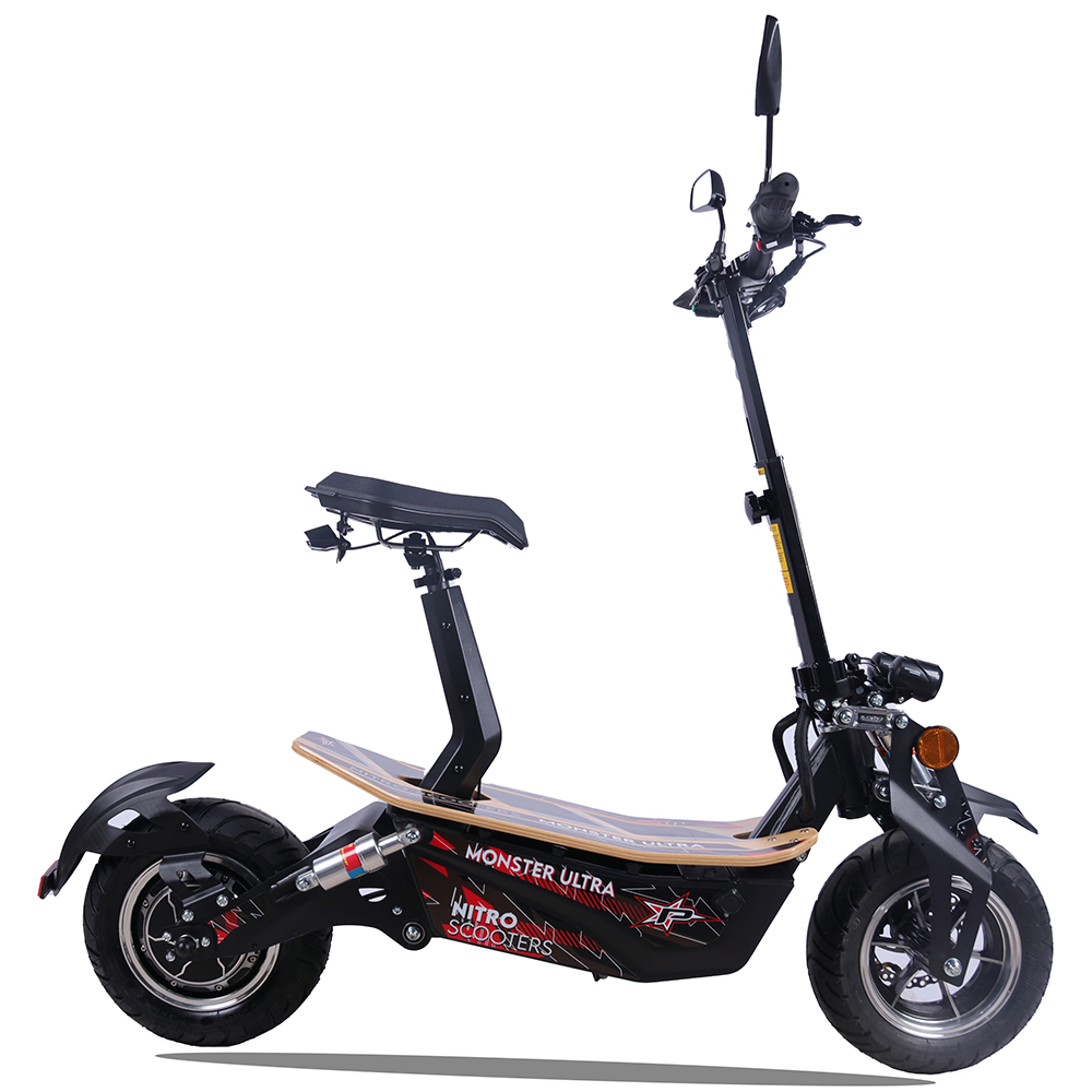 Moteur de moyeu 1600W sans entraînement par chaîne Scooter électrique à vendre