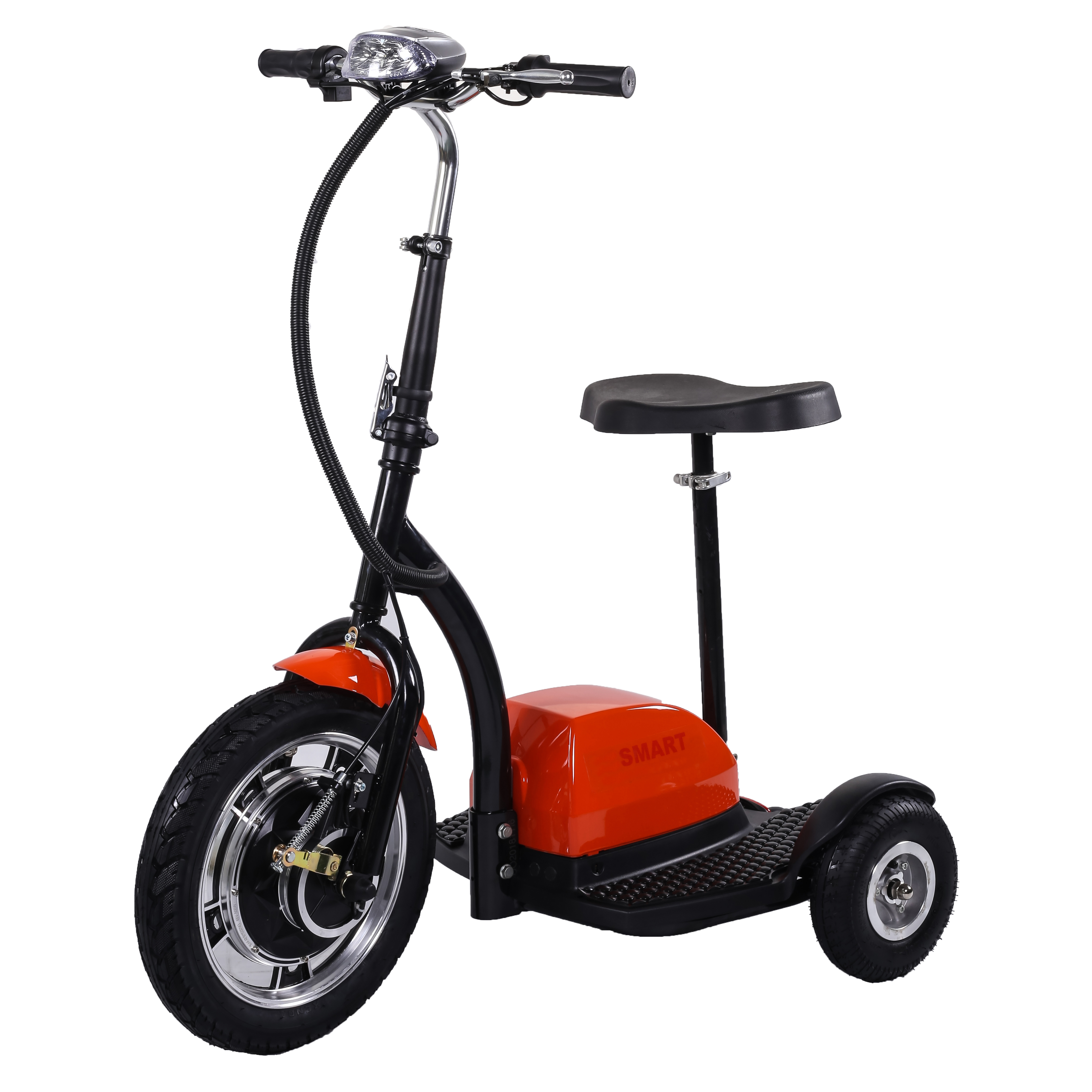 Scooter électrique à 3 roues Zappy 500W 48V avec siège et phare avant