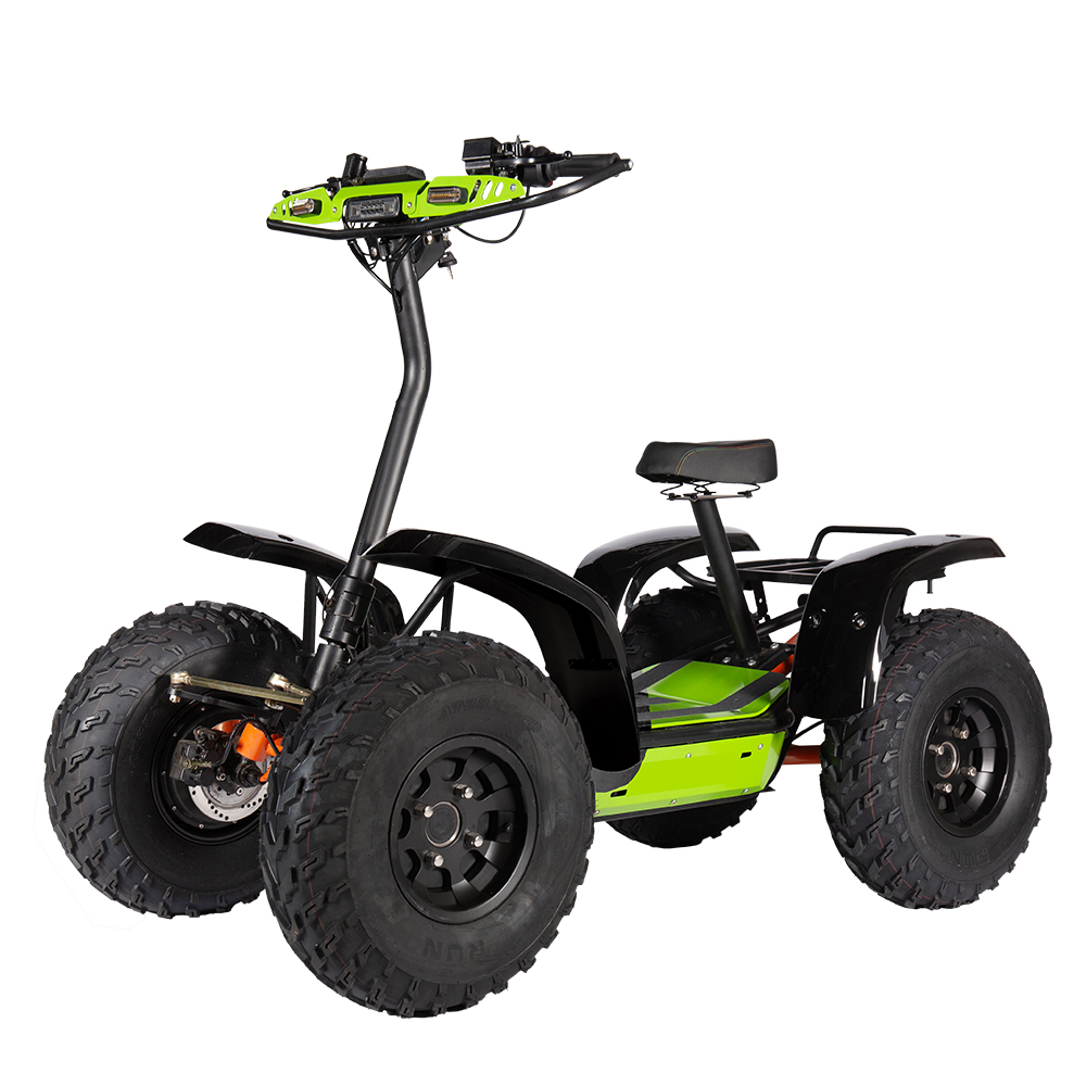 Scooter électrique tout-terrain 4 roues motrices 4800w, 4 roues, ATV électrique debout pour adultes