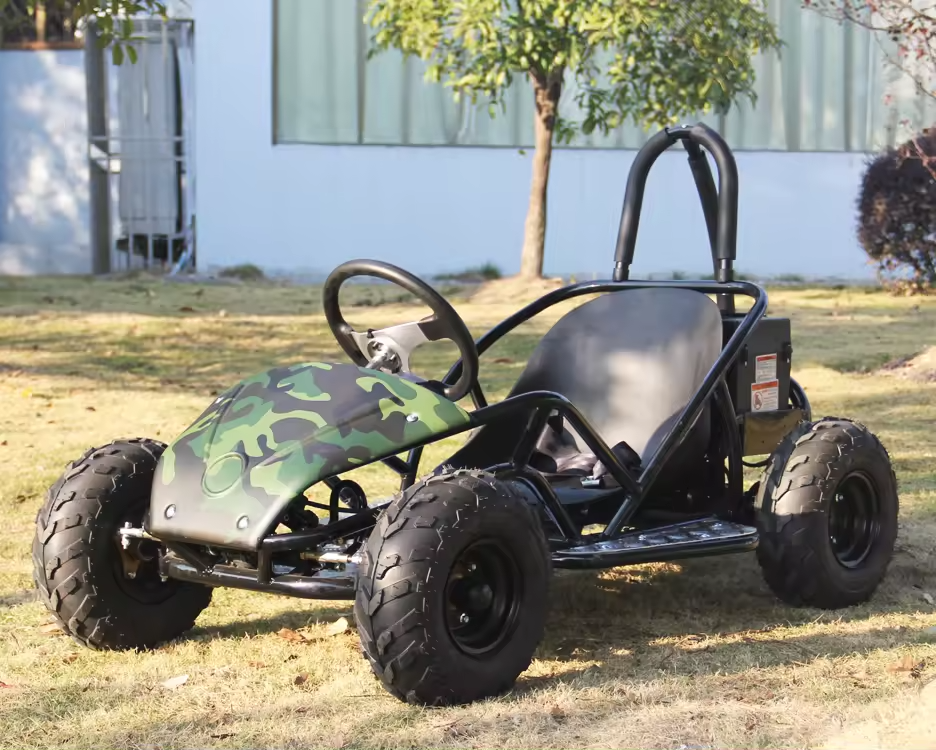 Kart électrique à entraînement par arbre pour enfants, mini buggy 1000w