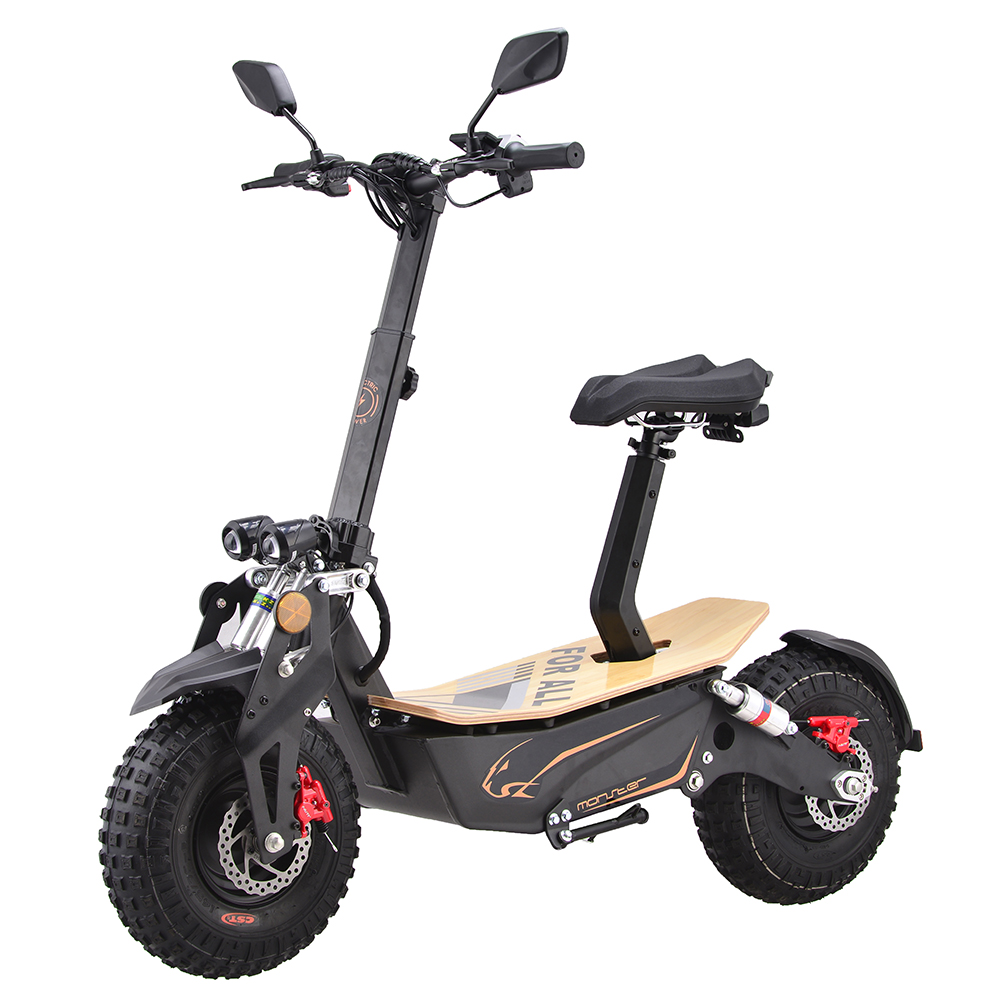 EV Ultra gros pneu Scooter électrique MUV Flow Scooter Electrica 2000W