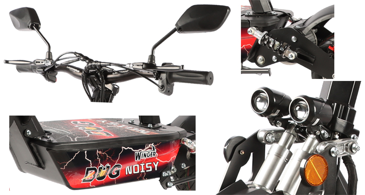 WINGER BUG NOISY nouveauté scooters électriques tout-terrain 1600W 48V à vendre